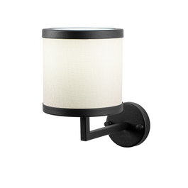 Opviq Way - 11608 Lámpara de pared con cuerpo metálico y tapa de tela